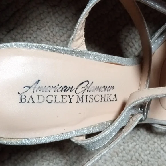 BADGLEY MISCHKA, Wedding, Holidays, glitter, block heel, special occasio… - Picture 5 of 6
